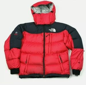 North Face Summit Series 700 Red Down Puffer Small